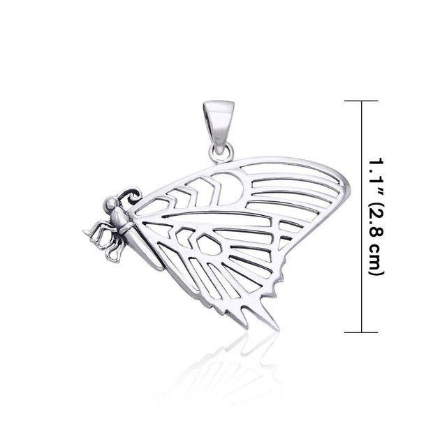 Silver Butterfly Pendant TPD1149