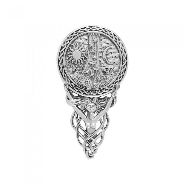 Goddess Sterling Silver Pendant TPD114