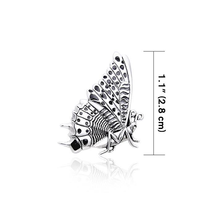 Butterfly Sterling Silver Pendant TPD1152