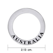 Australia Sterling Silver Ring Pendant TPD1161