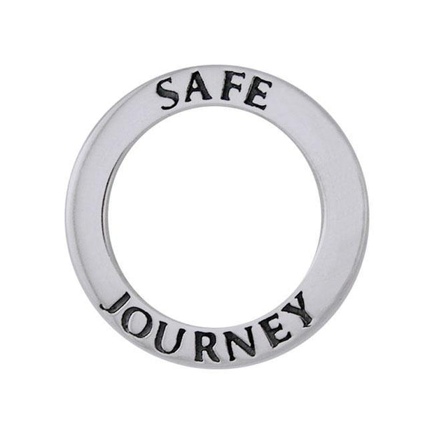 Safe Journey Silver Ring Pendant TPD1165