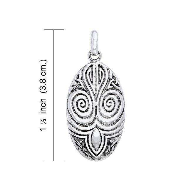 A revered tradition ~ Sterling Silver Celtic Maori Pendant Jewelry TPD1206