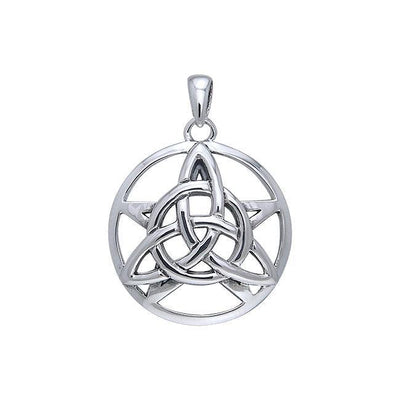 Celtic Trinity The Star Sterling Silver Pendant TPD126