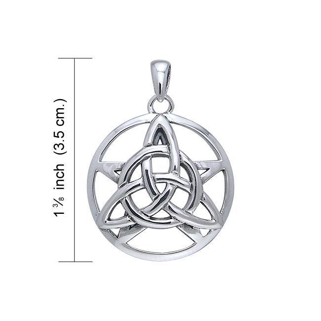 Celtic Trinity The Star Sterling Silver Pendant TPD126
