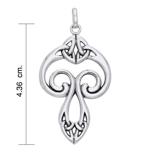 The symbol that predates Christianity ~ Sterling Silver Celtic Triquetra Pendant Jewelry TPD1266