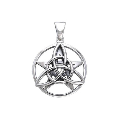 Celtic Trinity The Star Sterling Silver Pendant TPD127
