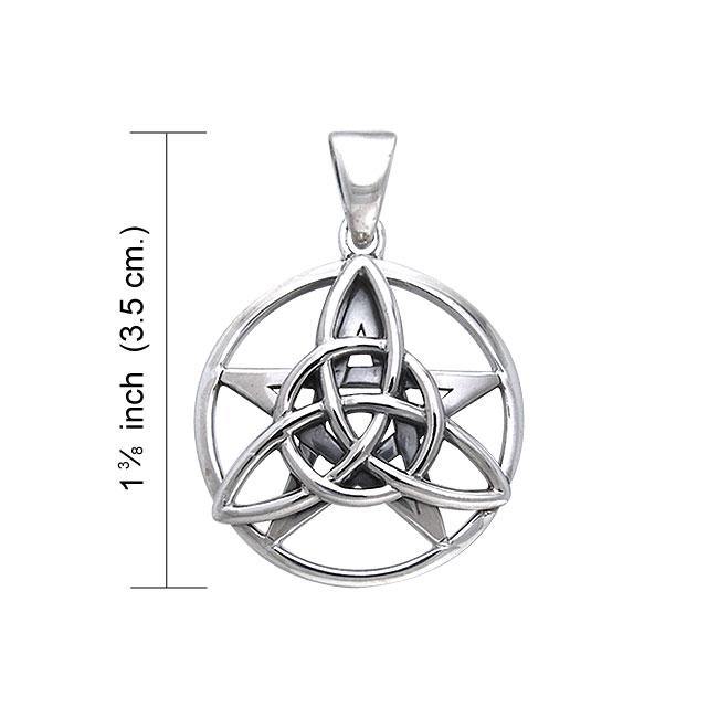 Celtic Trinity The Star Sterling Silver Pendant TPD127 Pendant