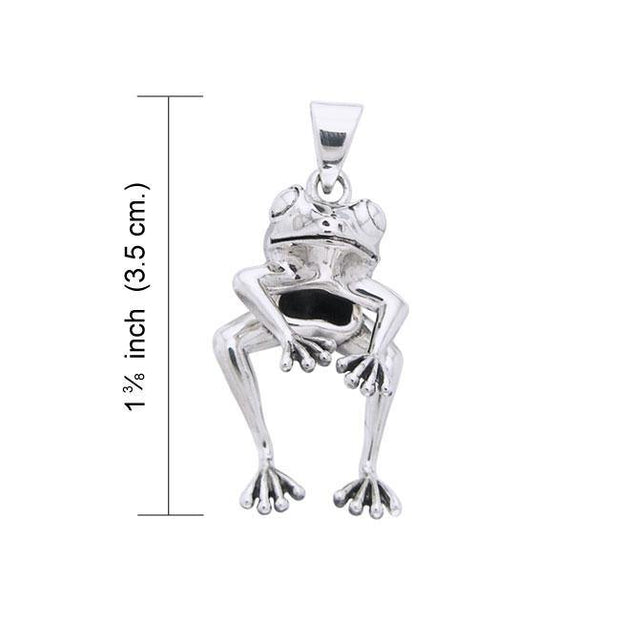 Frog Sterling Silver Pendant TPD1301