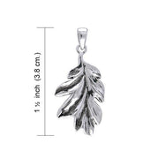 Magick & Witch Oak Leaves Sterling Silver Pendant TPD131