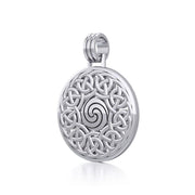 Celtic Knotwork Triskelion Pendant TPD1315 - Wholesale Jewelry