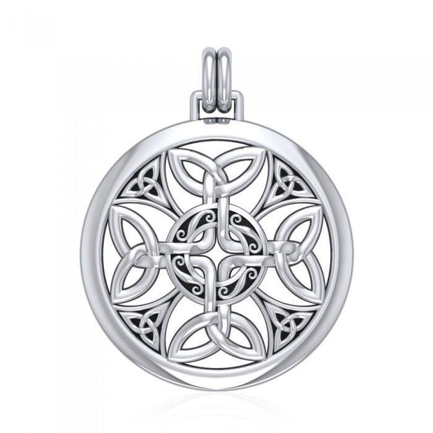 Celtic Cross Silver Pendant TPD1356