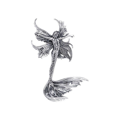 Amy Brown Sea Sprite Fairy ~ Sterling Silver Jewelry Pendant TPD136 Pendant