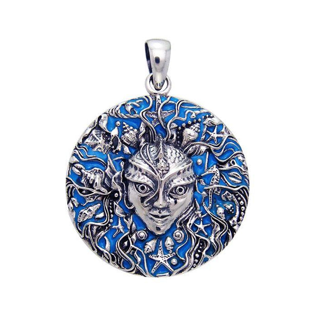 Mari the Sea Goddess Silver Pendant by Oberon Zell TPD1583