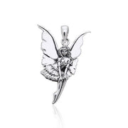 Amy Brown Dainty Fairy ~ Sterling Silver Jewelry Pendant TPD1648