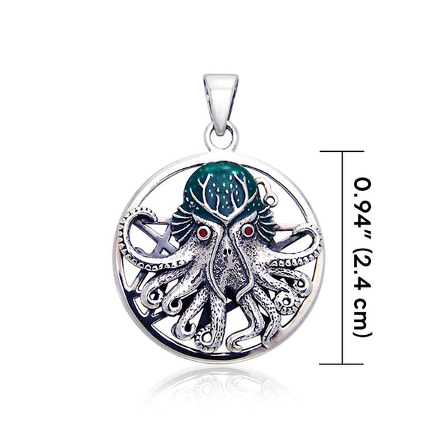 Mythic Images Cthulhu Silver Pendant by Oberon Zell TPD1707