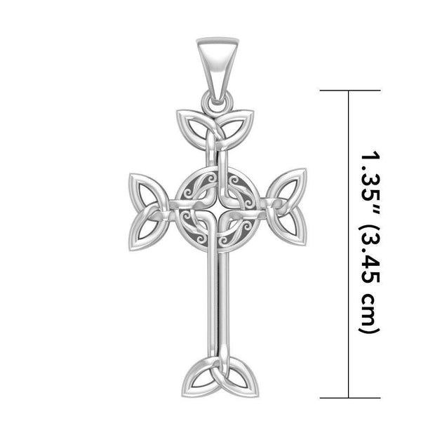 Celtic Cross Silver Pendant TPD1819