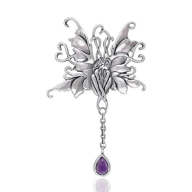 Blue Faery Silver Pendant by Amy Brown TPD191 Pendant