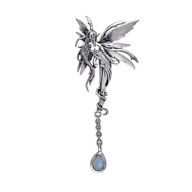 Firefly Faery Silver Pendant with Dangling Gem TPD192