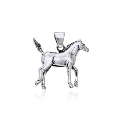 Horse Sterling Silver Pendant TPD2287