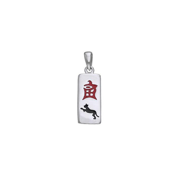 Chinese Astrology Tiger Silver Pendant TPD238