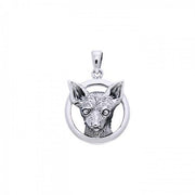 Jody Bergsma Chihuahua ~ Sterling Silver Jewelry Pendant TPD2658