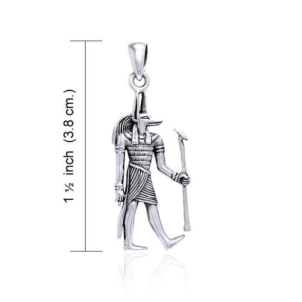 Anubis Egyptian Silver Pendant TPD2841