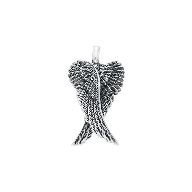 Angel Wings Silver Pendant TPD2934