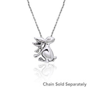 Hare Sterling Silver Pendant TPD2995