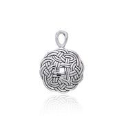 Celtic Shield Knot Sterling Silver Pendant TPD3021