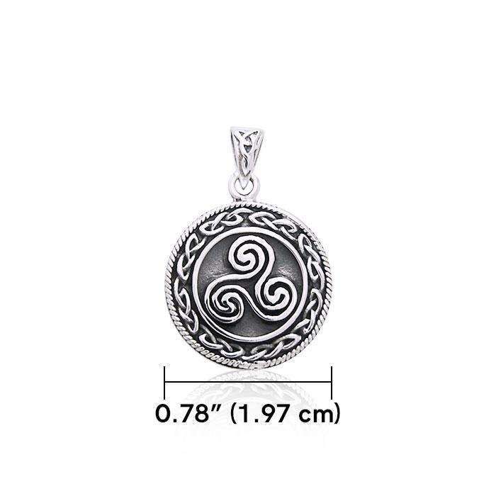 Celtic Knot Triskelion Pendant TPD3025