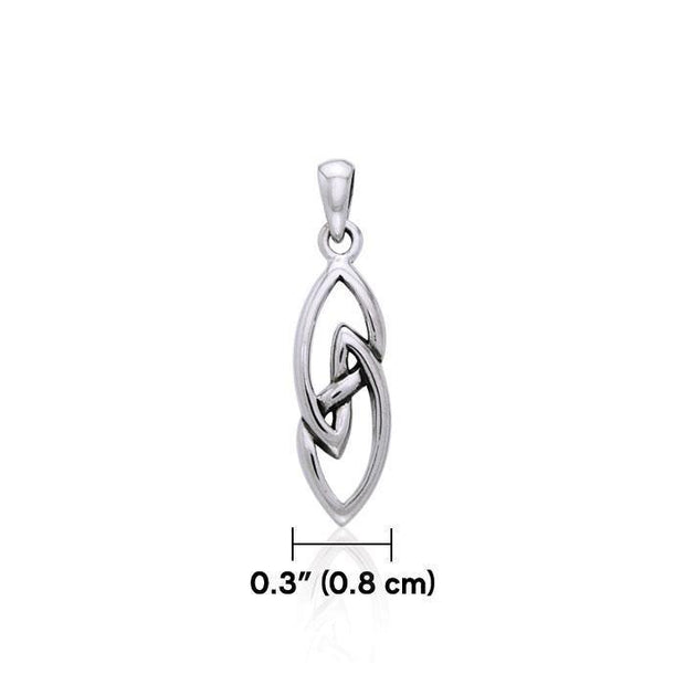 The Celtic Knot Sterling Silver Pendant TPD3031