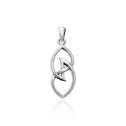 The Celtic Knot Sterling Silver Pendant TPD3032