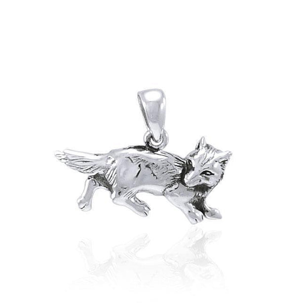 Fox Sterling Silver Pendant TPD3093