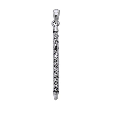 Magic Wand Silver Pendant by Oberon Zell TPD3175
