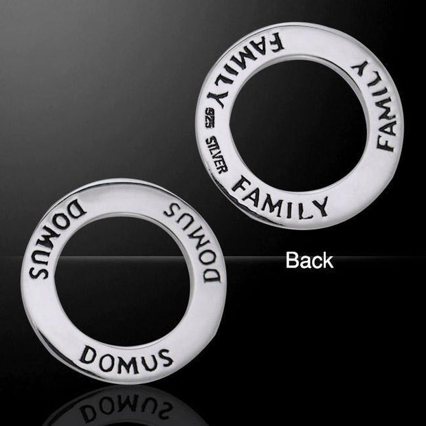 Domus Family Silver Ring Pendant TPD3252