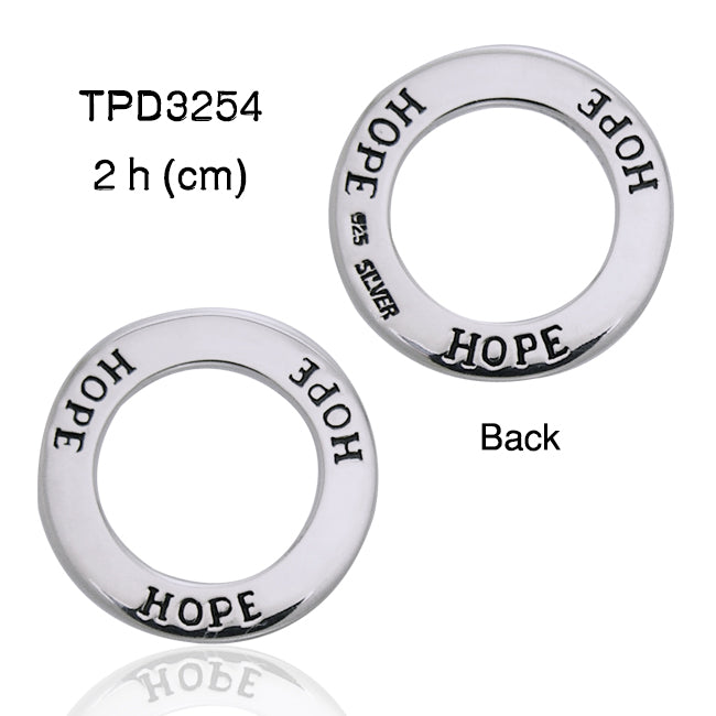 Hope Silver Ring Pendant TPD3254
