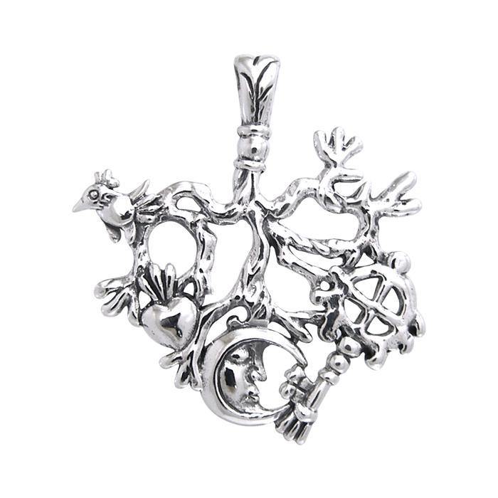 Sterling Silver Pagan Witchy Charm Bracelet – Realm of the Witch