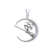 Moon The Star with Broom Pendant TPD3386
