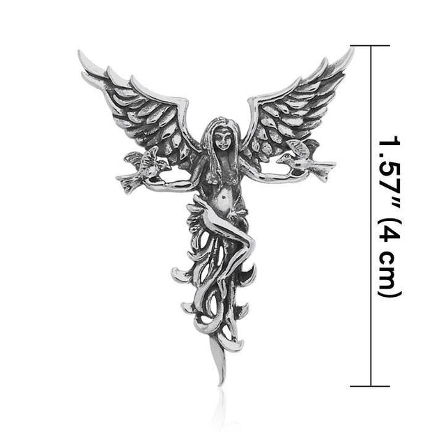 Angel Dove Silver Pendant TPD3531