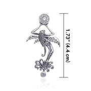 Fairy Flower Silver Pendant TPD3533