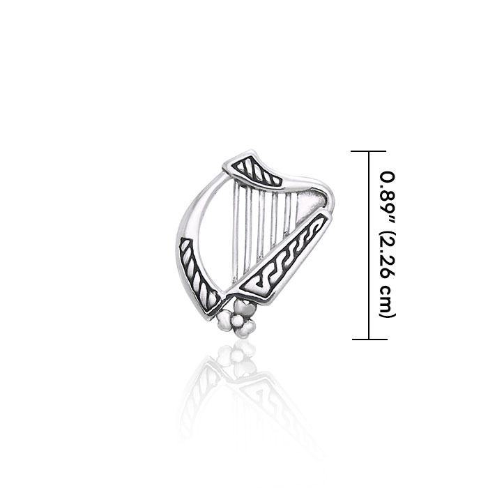 Celtic Knotwork Harp Pendant TPD3539 Pendant