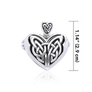 Celtic Eternal Heart Aroma Locket Pendant TPD3546