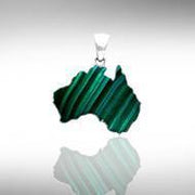 Australia Inlaid Gemstone Pendant TPD3579