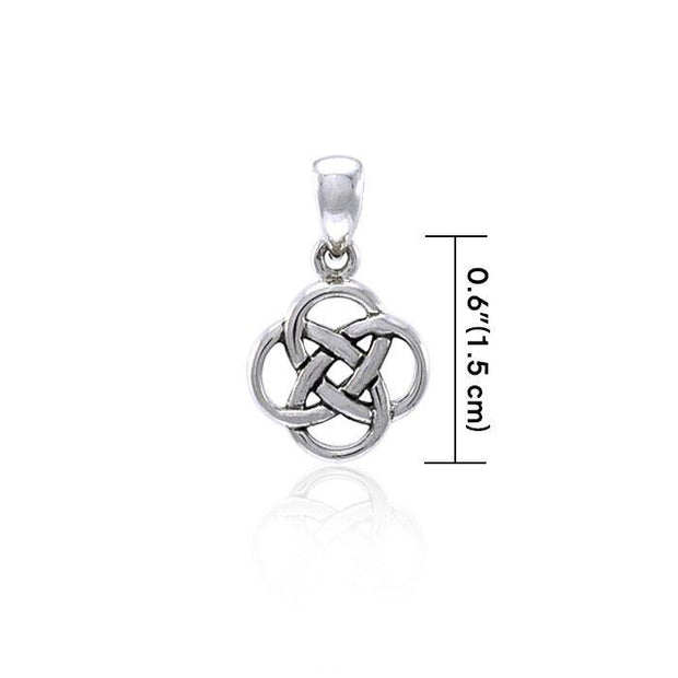 The Small Celtic Knot Silver Pendant TPD3688