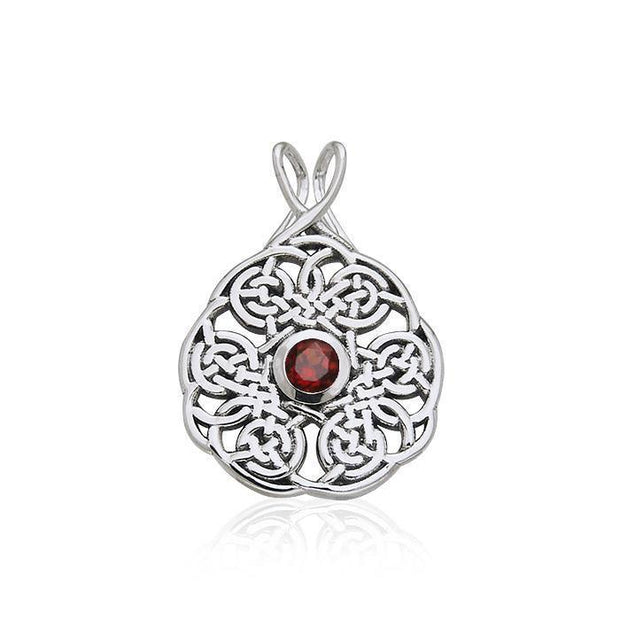 Celtic Knotwork Silver Pendant TPD373