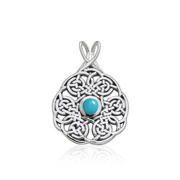 Celtic Knotwork Silver Pendant TPD373