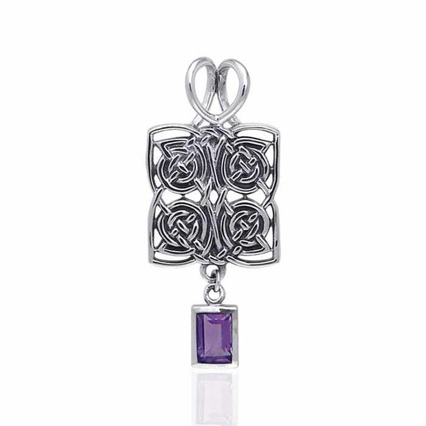 Celtic Knotwork Silver Pendant TPD380