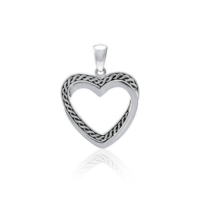 Celtic Heart Silver Pendant TPD3867 Pendant