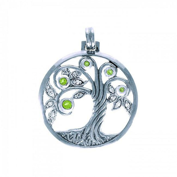 Majestic Symbolism ~ Sterling Silver Jewelry Tree of Life Jewelry Pendant TPD3876