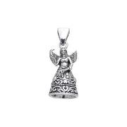 Metaphysical Fairy Sterling Silver Bell Pendant TPD387